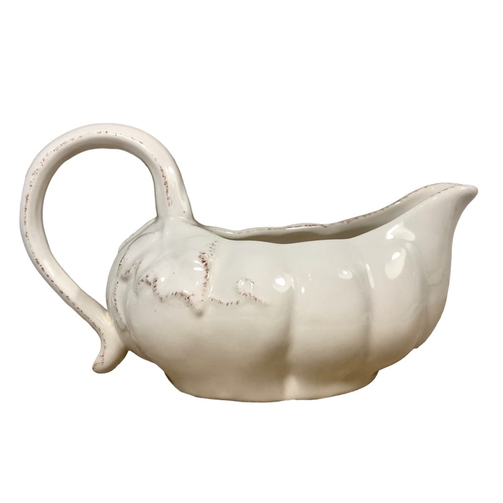 ARTIMINO Harvest Cream Stoneware Gravy Boat